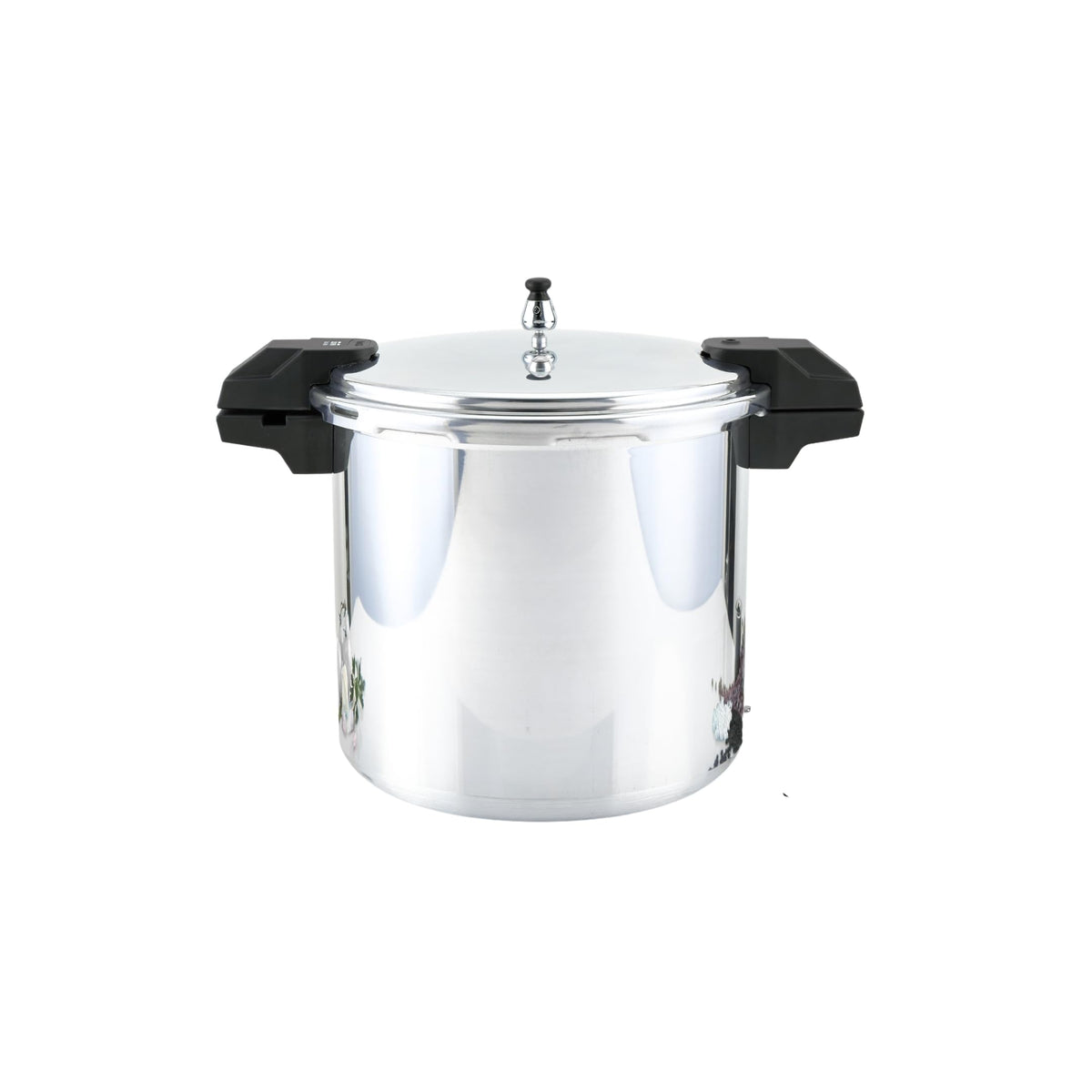 IMUSA 7 Quart Stovetop Aluminum Presure Cooker with safety valves for risk-free opening