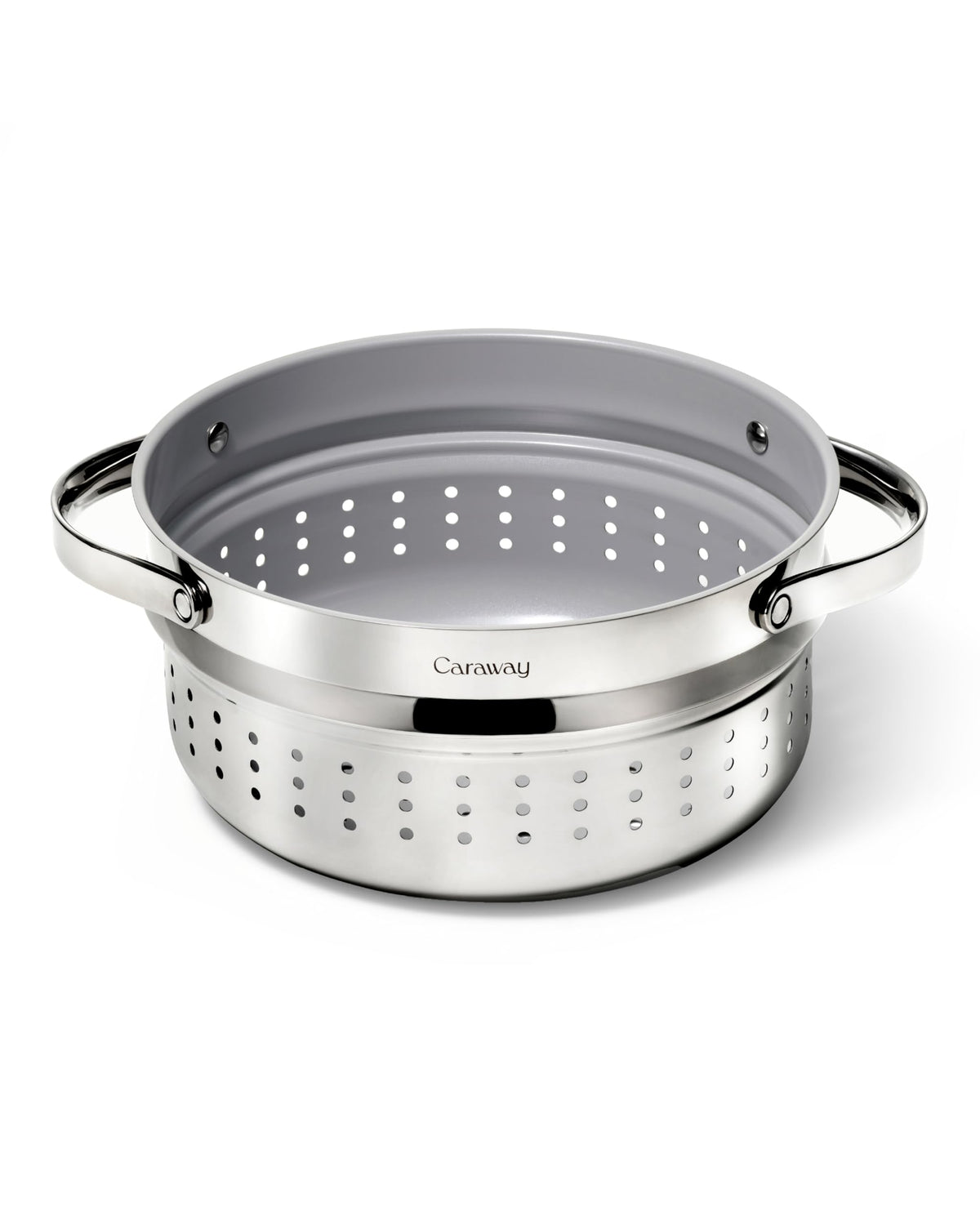 Caraway Steamer, Stainless Steel Steamer with Handles