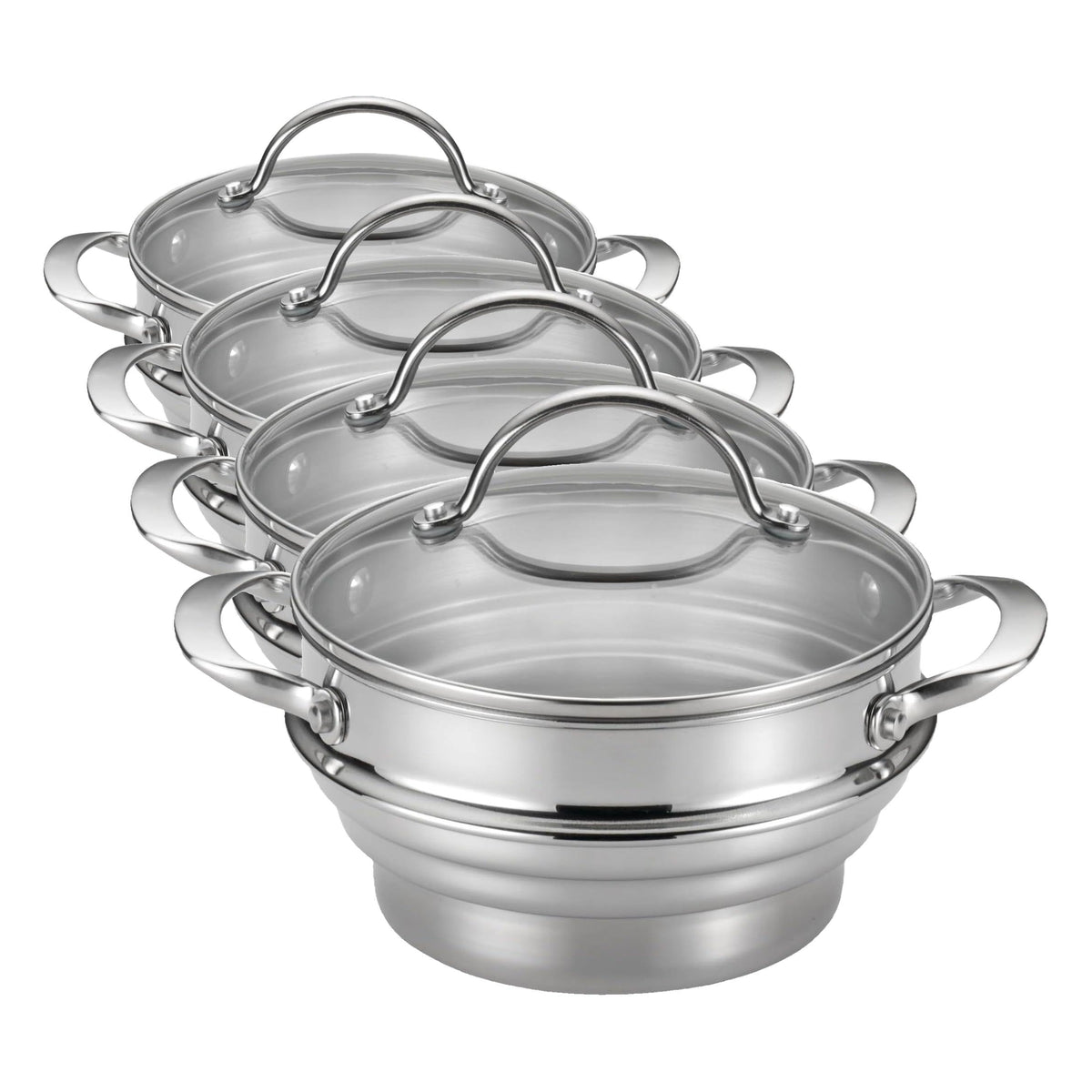 Anolon Classic Stainless Steel Universal Covered Steamer Insert