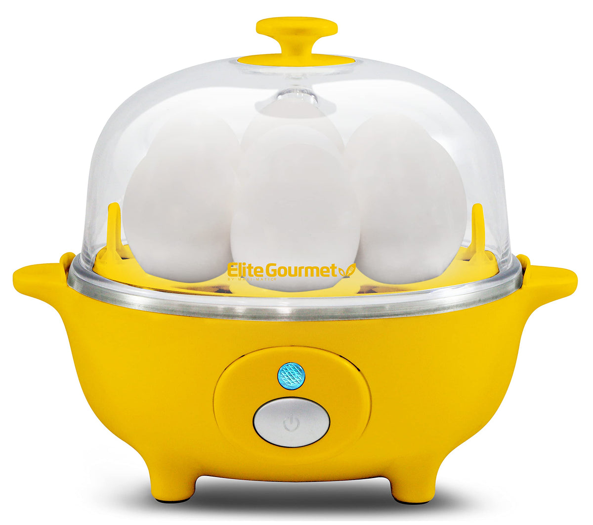 Elite Gourmet 7-Egg Rapid Egg Cooker, Poacher/Omelet Maker, Auto Shut-Off