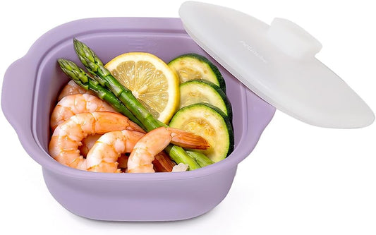 Silicone Multi-Steamer, Luna Purple, 30.44 fl oz