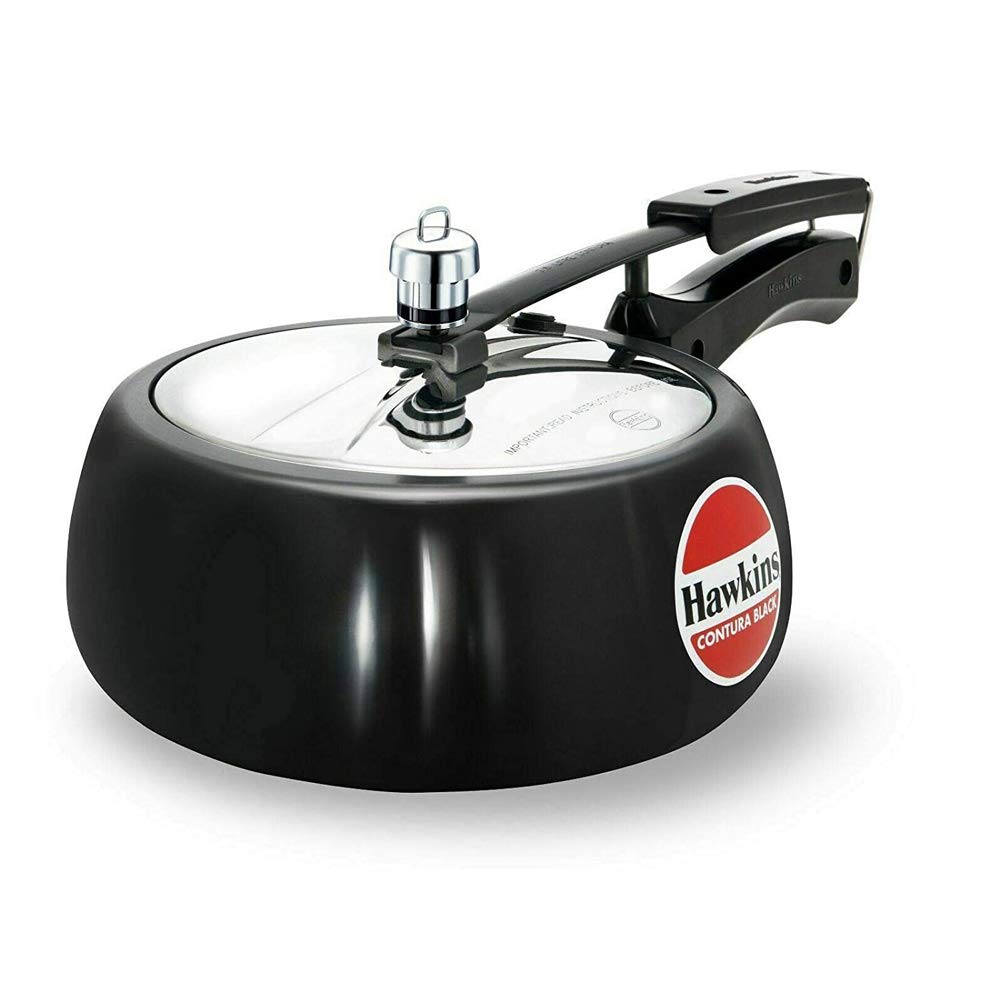 Hawkins Contura Black 1.5 litre Pressure Cooker