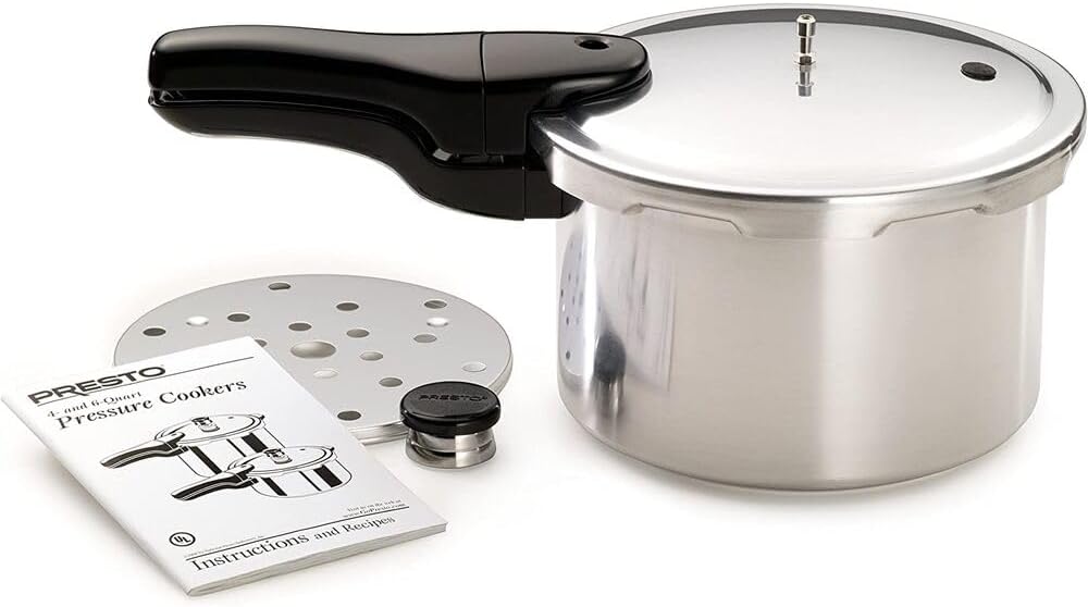 Presto 01241 4-Quart Aluminum Pressure Cooker