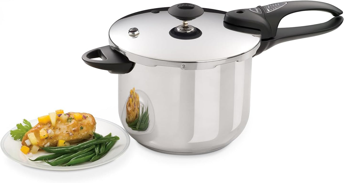 Presto 01365 6-Quart Stainless Steel Pressure Cooker
