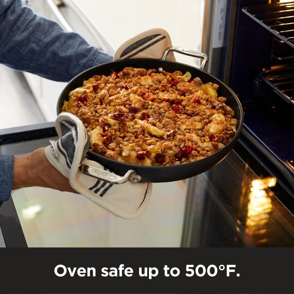 All-Clad HA1® Nonstick 12" Fry Pan with Lid, Induction Ready