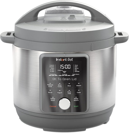 Instant Pot 6 Qt 9-in-1 Electric Pressure Cooker, WhisperQuiet