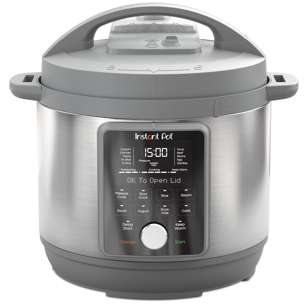 Instant Pot 6 Qt 9-in-1 Electric Pressure Cooker, WhisperQuiet