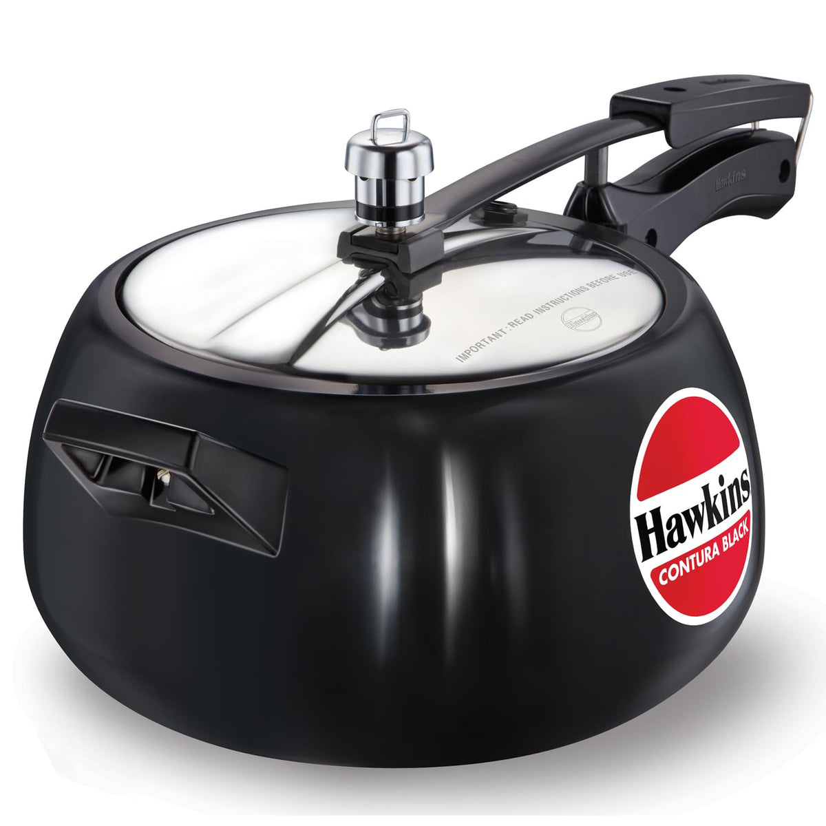Hawkins Contura Black 1.5 litre Pressure Cooker