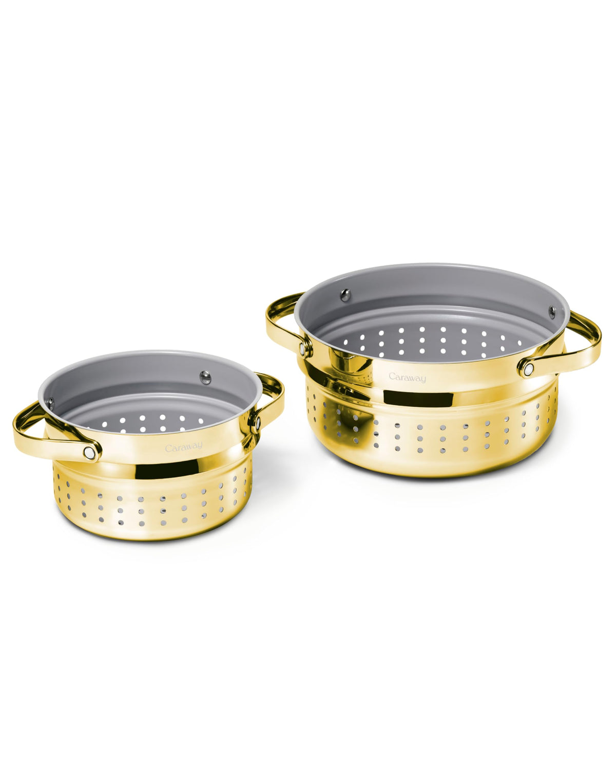 Caraway Steamer, Stainless Steel Steamer with Handles