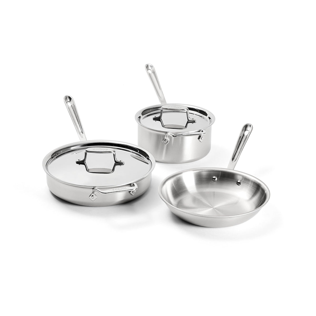 All-Clad D5® Stainless Steel 10-Piece Cooking Set, Made in the USA