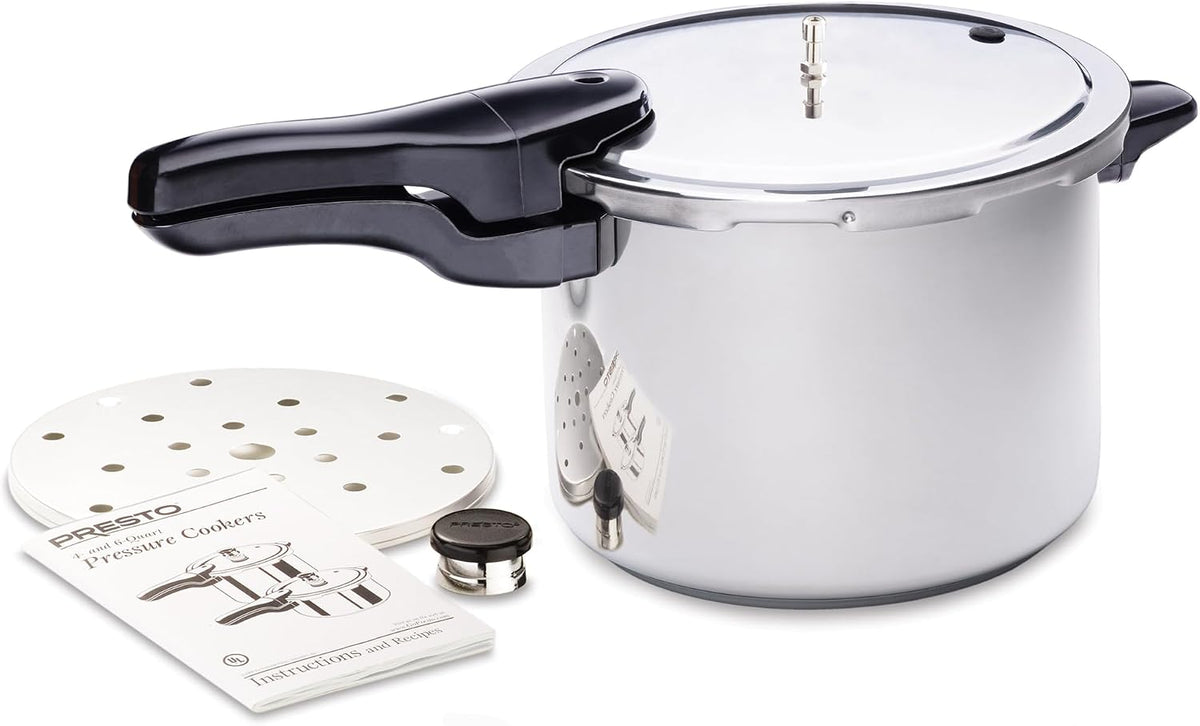 Presto 01362 6-Quart Stainless Steel Pressure Cooker