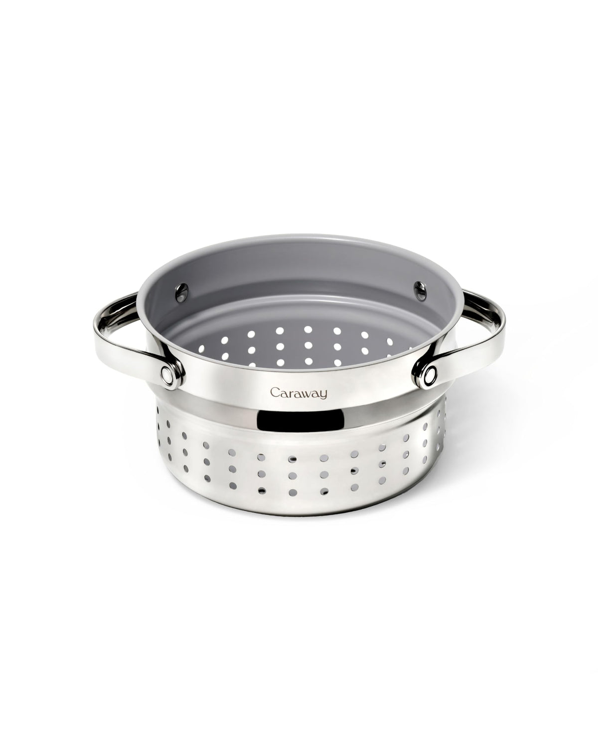 Caraway Steamer, Stainless Steel Steamer with Handles