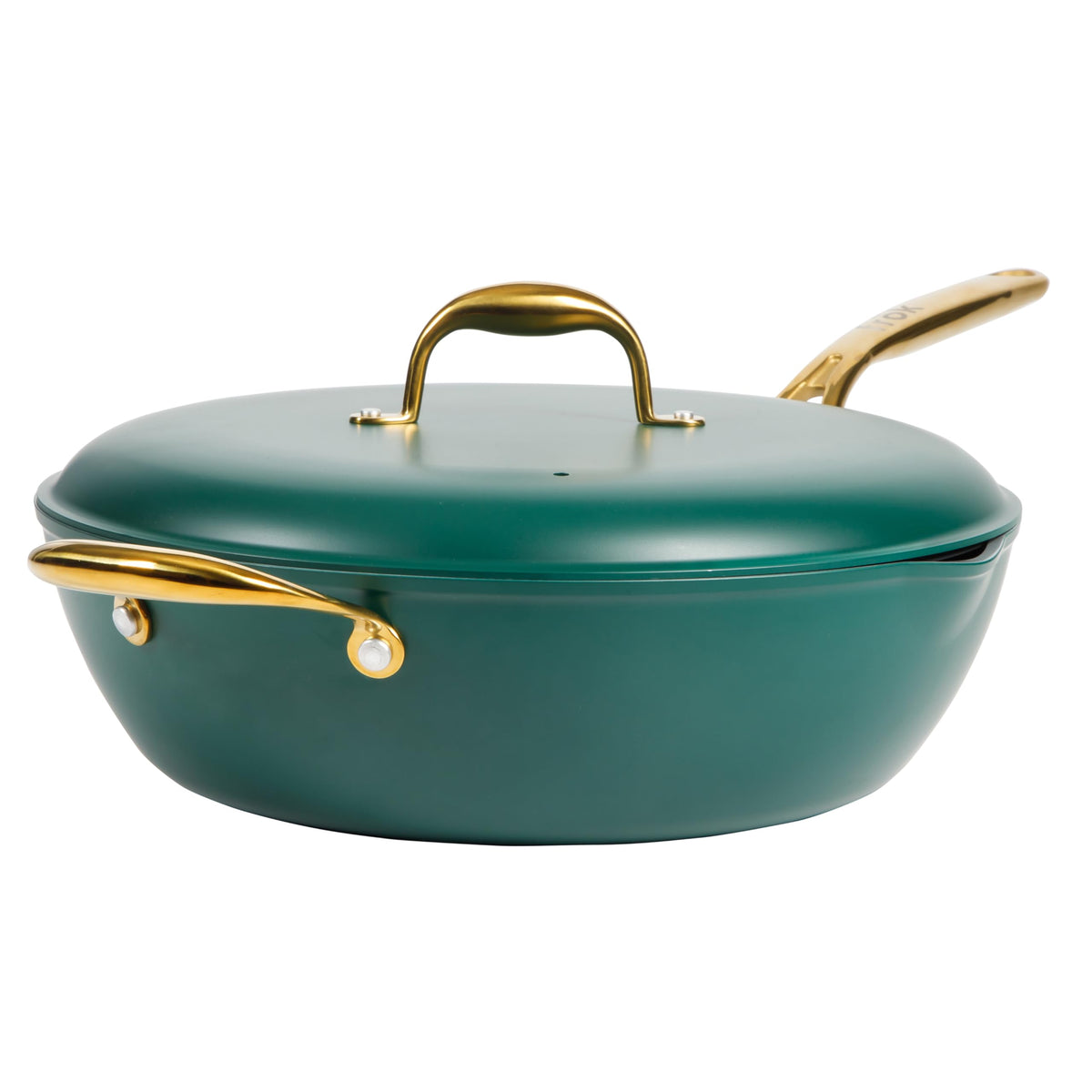 frök All-In-One Non-Stick Fry Pan Meets Wok with Lid, 11-Inch, Black & Silver