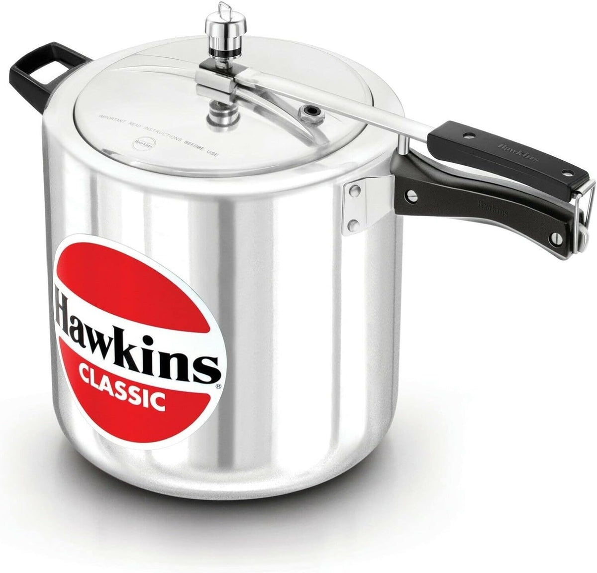 Hawkins 4 Litre Classic Pressure Cooker, Best Inner Lid Cooker, Silver (CL40)