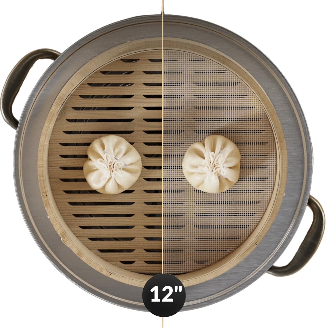 8" Bamboo Steamer Basket - Delicious Home Cooked Meals, Authentic Flavor