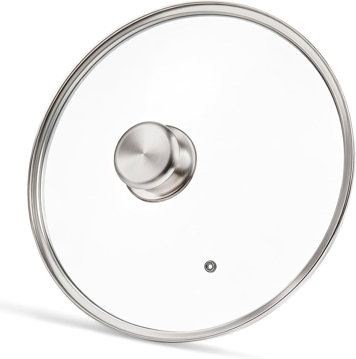 12 Inch Pan Lid - Tempered Glass Pot Lid, Stainless Steel Knob
