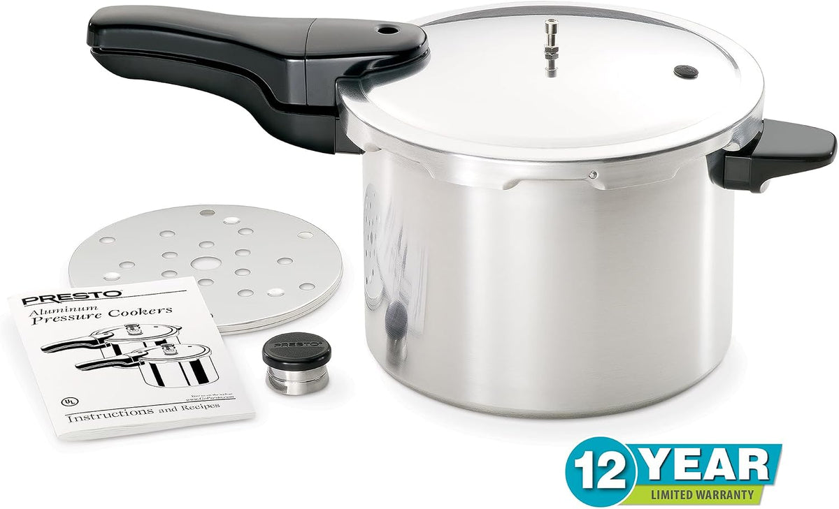 Presto 01264 6-Quart Aluminum Pressure Cooker