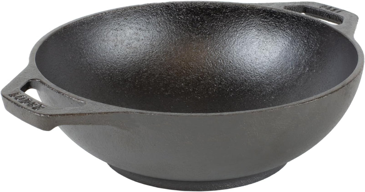 Lodge Pre-Seasoned Cast Iron Mini Wok, 6.25 Inches