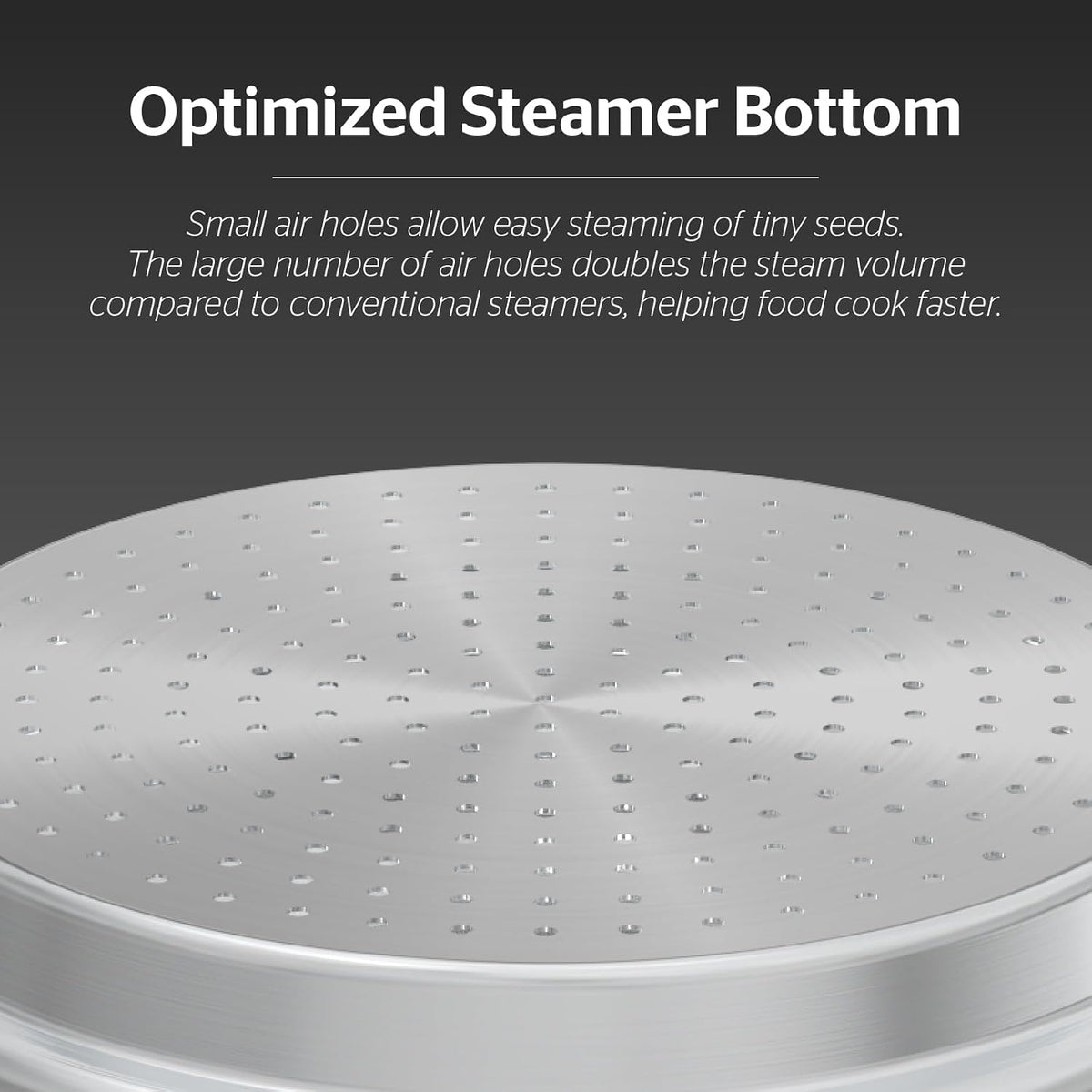 SUNHOUSE 5 QT Stainless Steel Steamer Basket for Pot, Universal Insert
