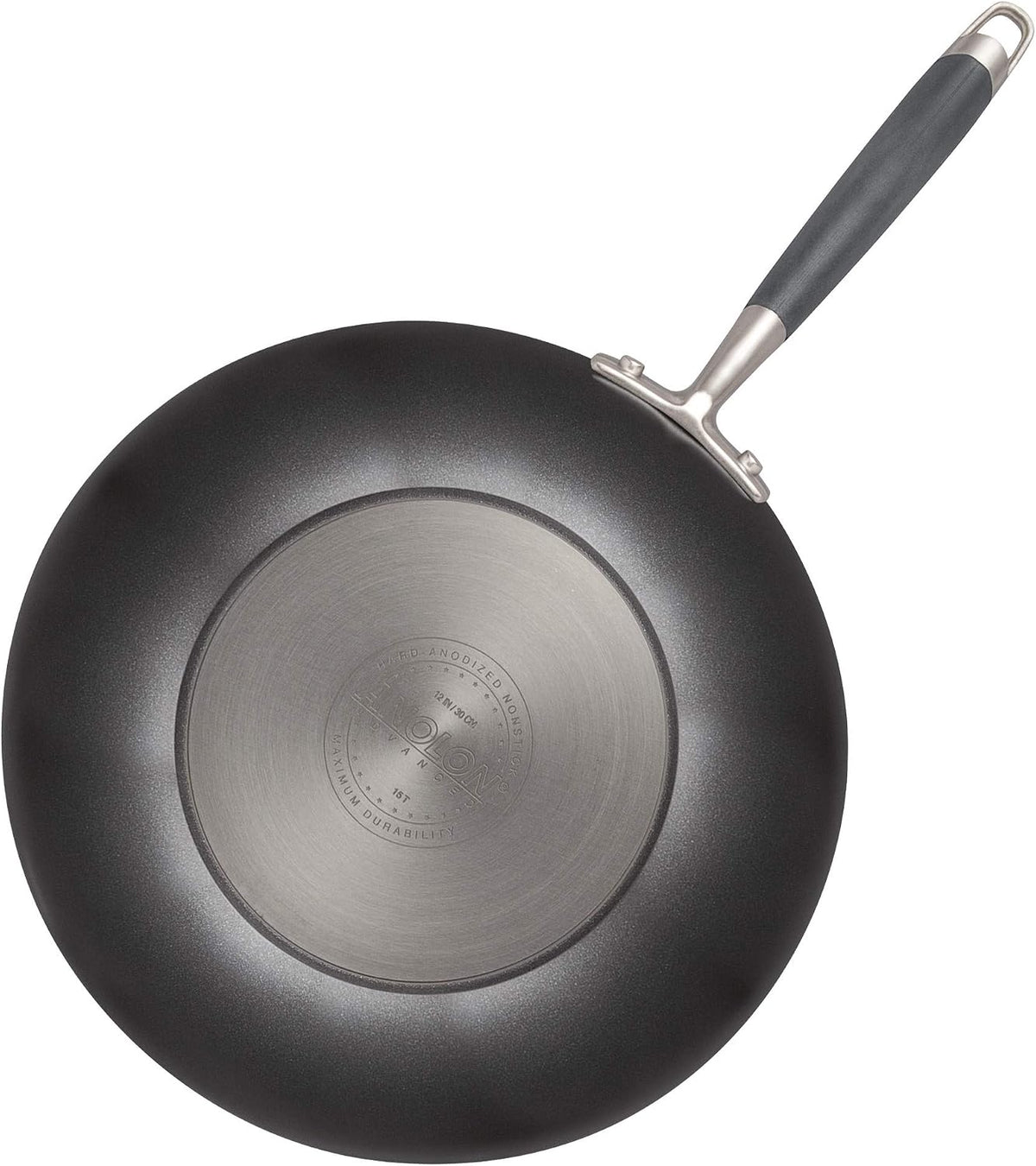 Anolon Advanced Hard-Anodized Nonstick Frying Pan with Lid, 12-Inch