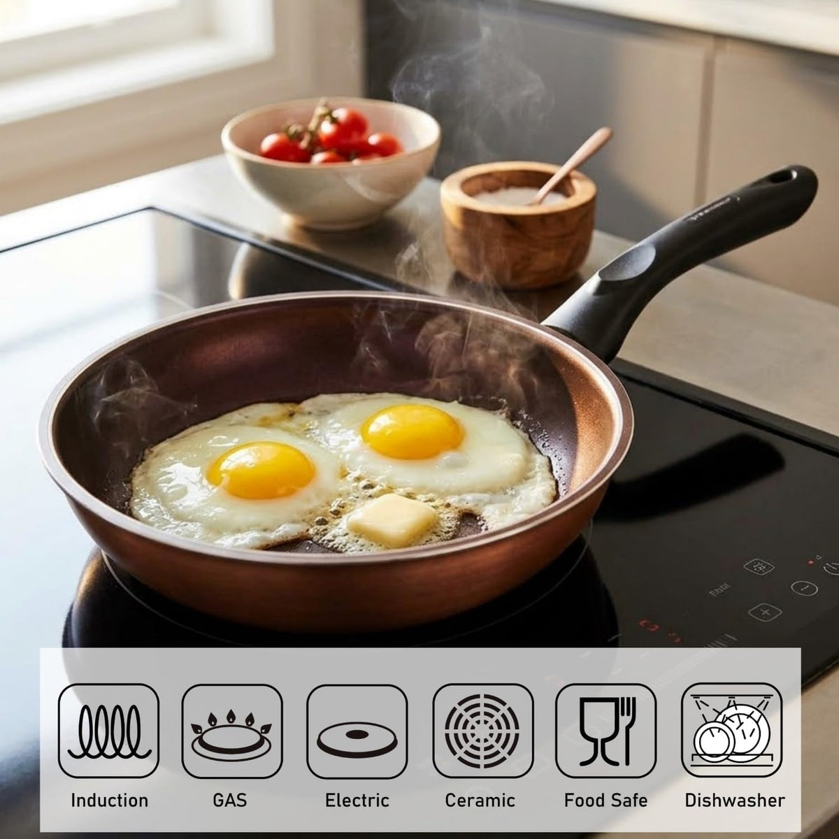 TECHEF - Art Pan Collection, 8-in Nonstick Frying Pan, Made in Korea (Frying Pan 8-in)