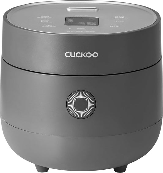 CUCKOO Micom Fuzzy Logic Rice Cooker, 12-Cup Cooked, Gray, CR-0675FG