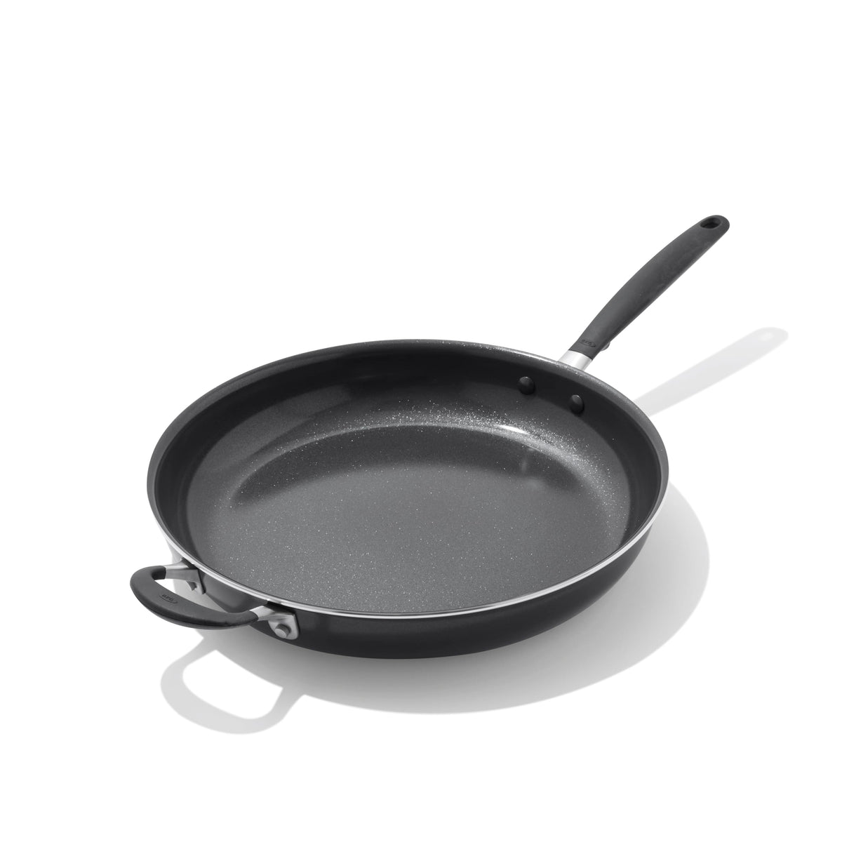 OXO 14” Non-Stick Every Day Wok Pan, BPA-Free Silicone Handle, Stir-Fry Skillet, Dishwasher & Oven Safe, Black