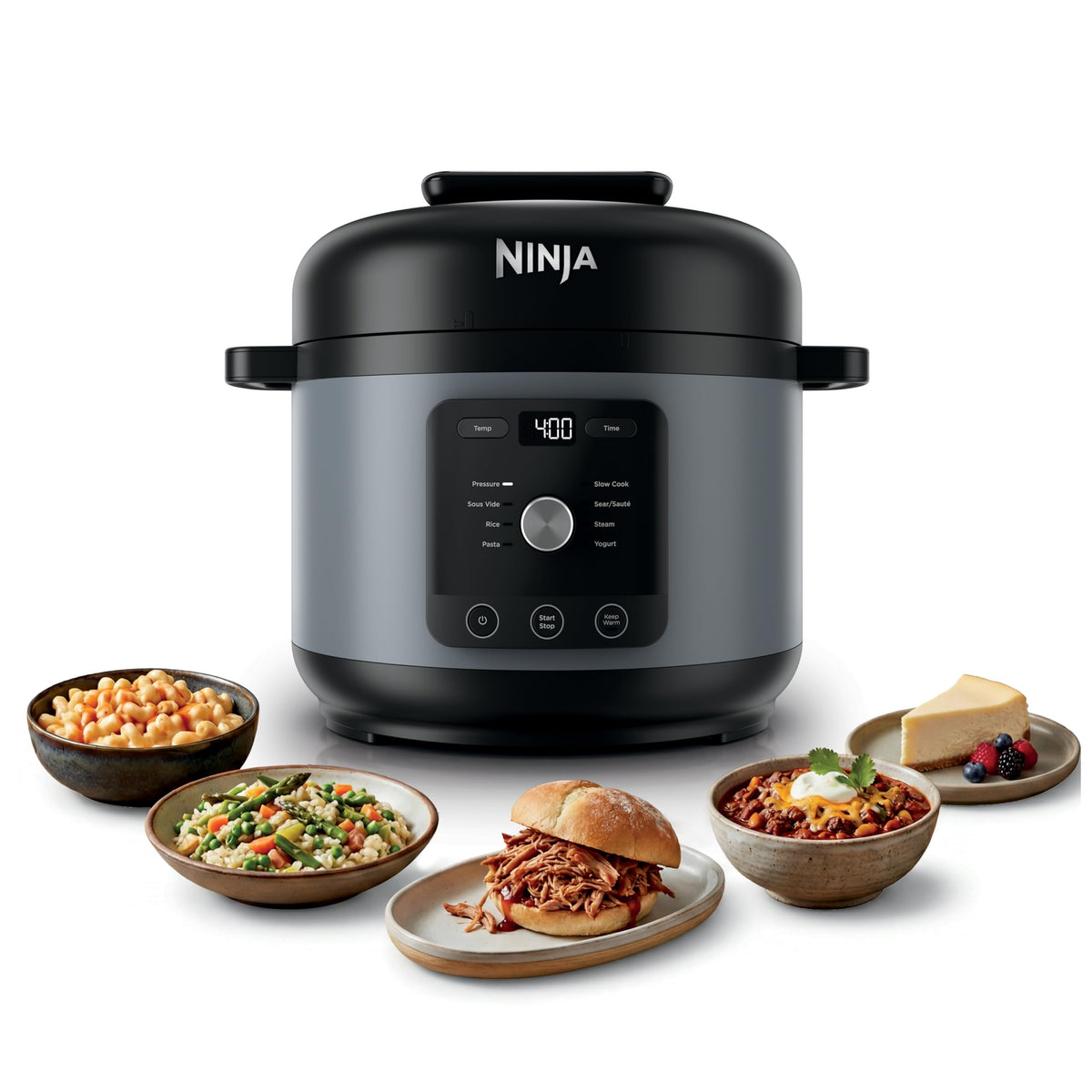 Ninja® HyperHeat™ 9-in-1 Pressure Cooker, 6.5-qt, Blue Macaron, PC201