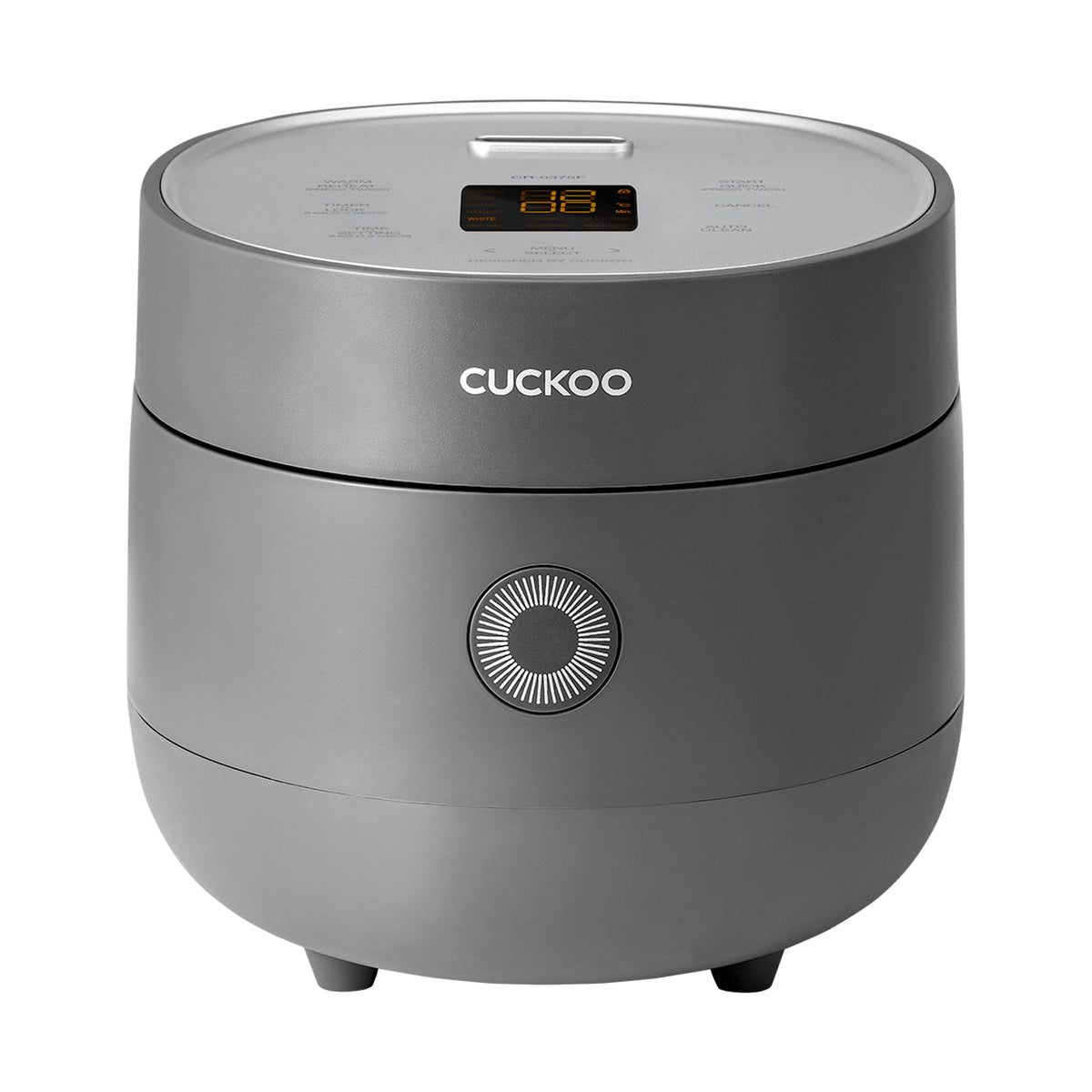 CUCKOO Micom Fuzzy Logic Rice Cooker, 12-Cup Cooked, Gray, CR-0675FG