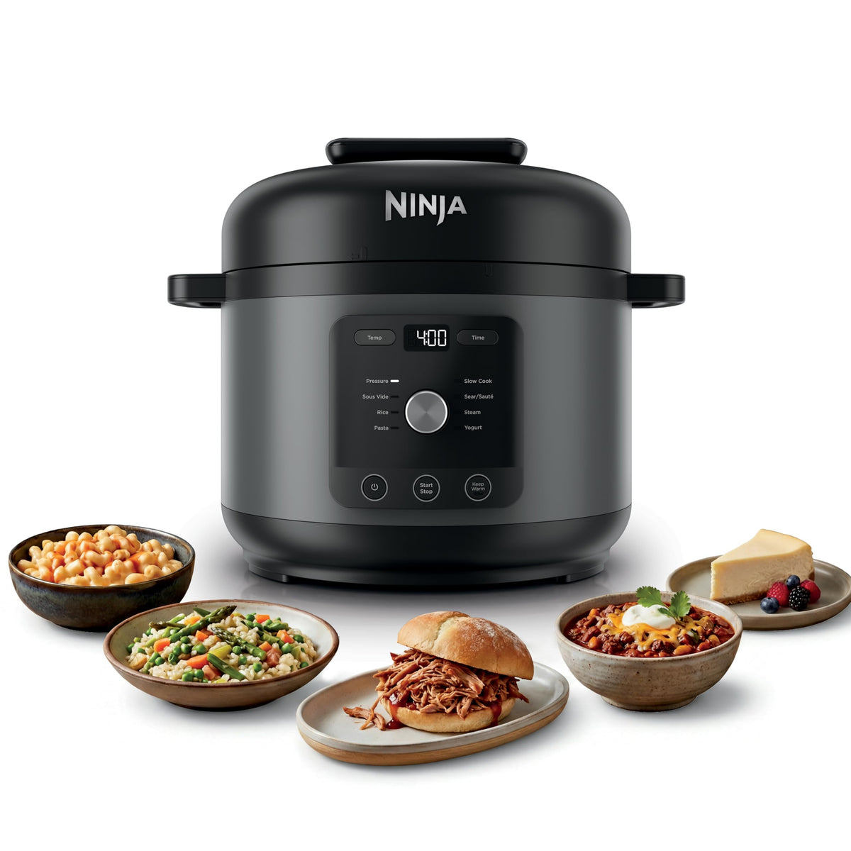 Ninja® HyperHeat™ 9-in-1 Pressure Cooker, 6.5-qt, Blue Macaron, PC201