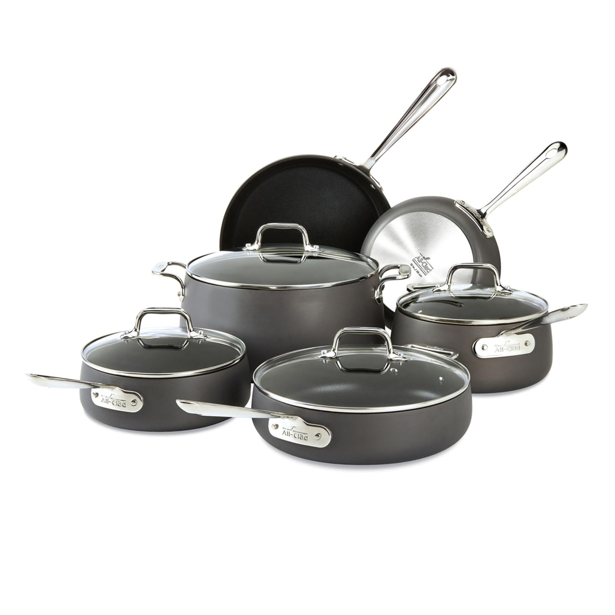 All-Clad HA1® Nonstick 12" Fry Pan with Lid, Induction Ready