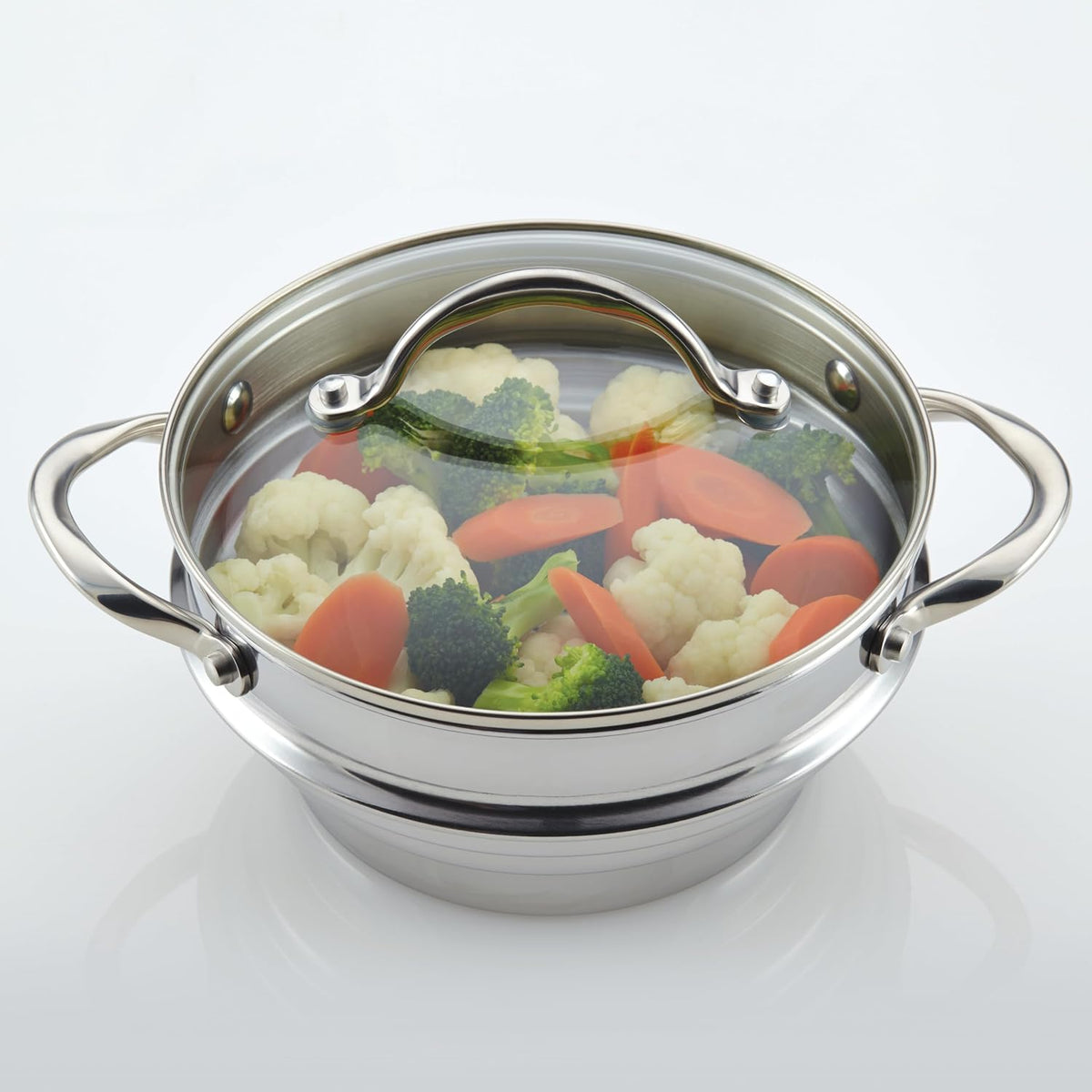 Anolon Classic Stainless Steel Universal Covered Steamer Insert