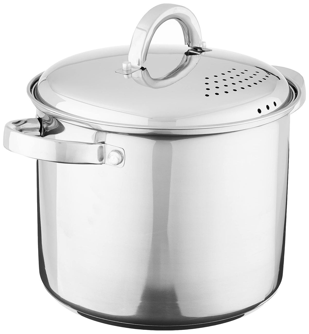 Oster Sangerfield 14-Inch Stainless Steel Wok With Wood Handles, Durable Non-Stick Stir Fry Pan for Gas and Electric Stovetops