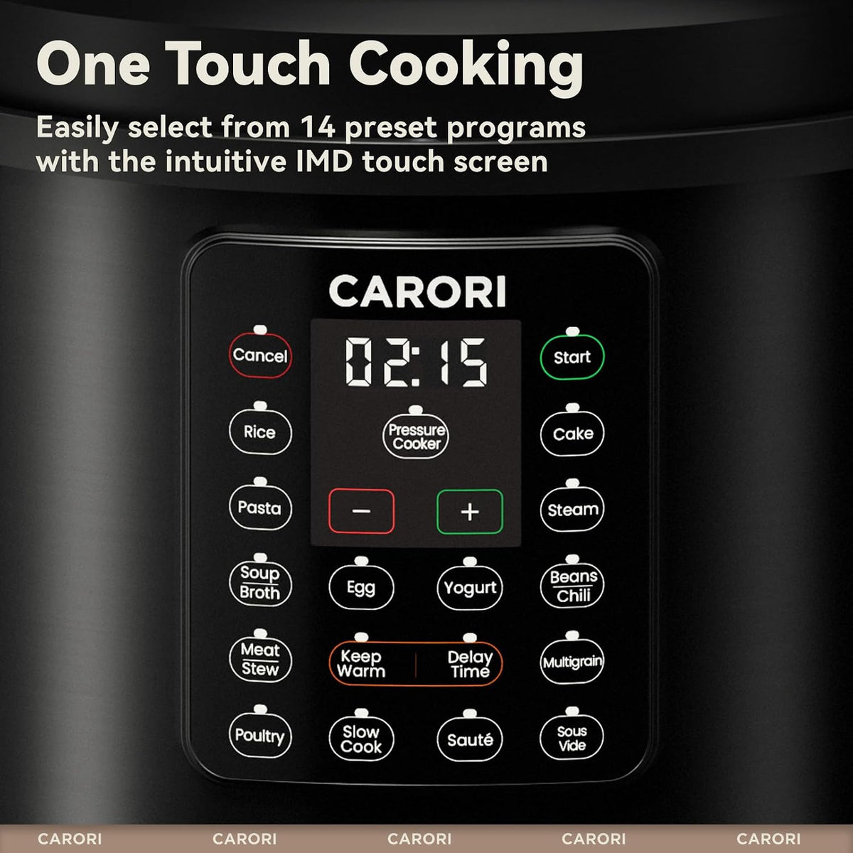 12-in-1 Electric Pressure Cooker 8 Quart, 1200W olla de presion Multi-Cooker with Stainless Steel Pot, Slow Rice Cooker, Saute, Steamer, Yogurt & Food Warmer, Delay Timer, Black