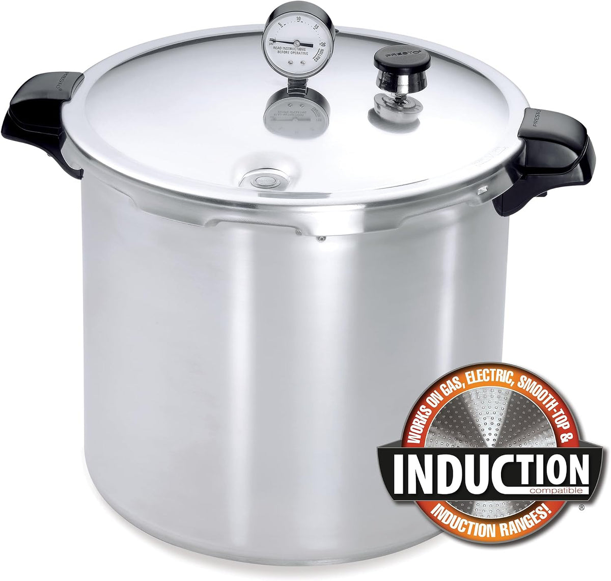 Presto 01784 23-Quart Induction Compatible Pressure Canner