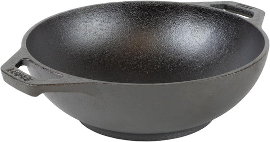 Lodge Pre-Seasoned Cast Iron Mini Wok, 6.25 Inches