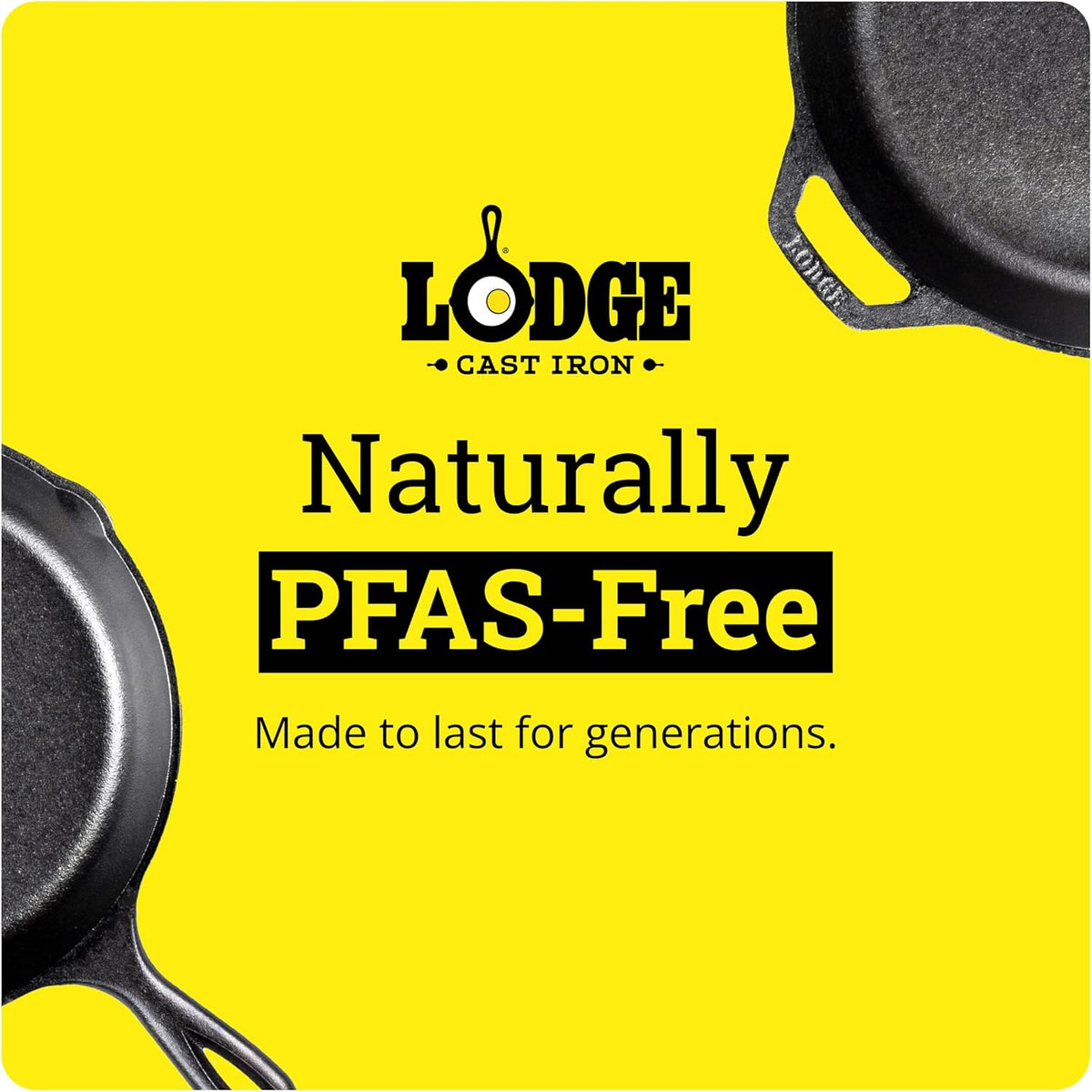Lodge Pre-Seasoned Cast Iron Mini Wok, 6.25 Inches