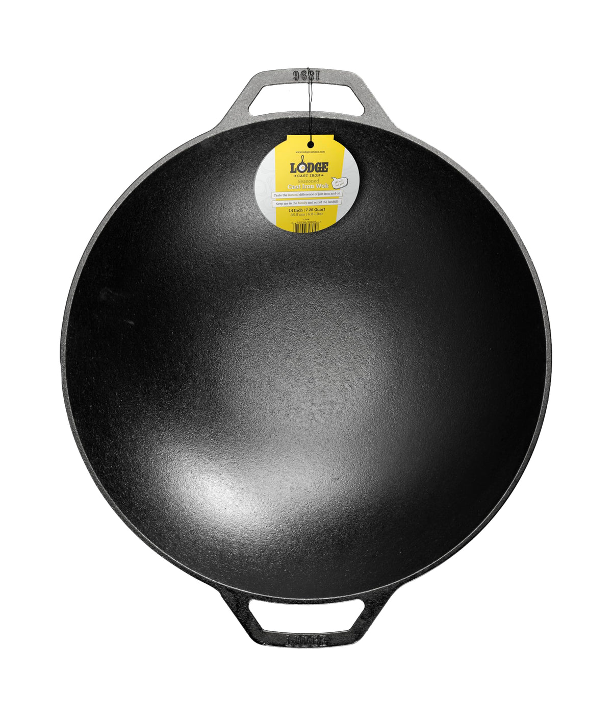 Lodge Pre-Seasoned Cast Iron Mini Wok, 6.25 Inches