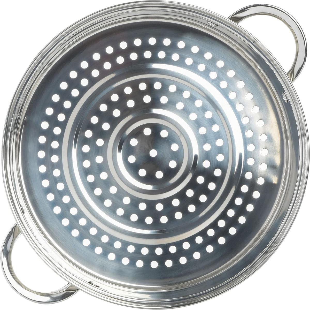 Oster Sangerfield 11-Inch Stainless Steel Everyday Cookware Pan with Steamer and Lid – Durable Nonstick Frying Skillet for Kitchen Cooking