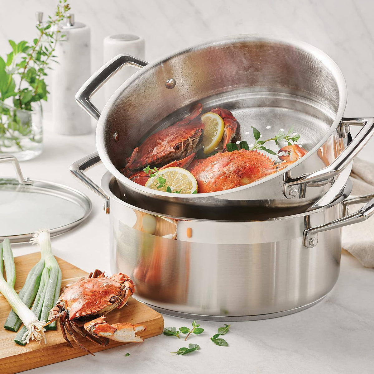 Tramontina Gourmet 5-Quart Steamer Set