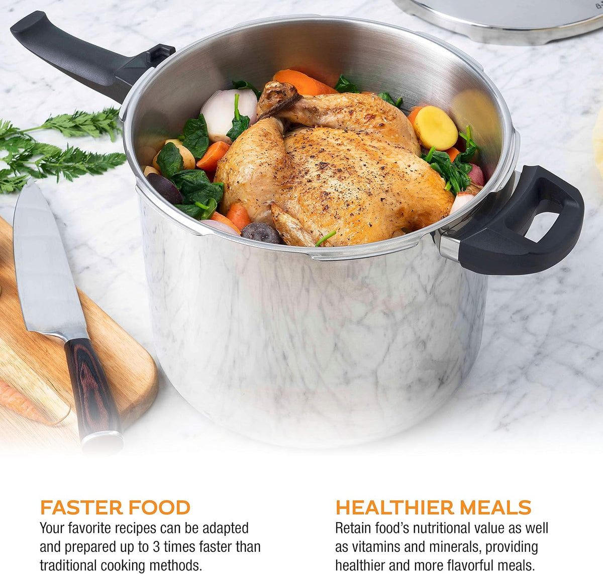 Zavor DUO 8-pc Pressure Canning Set - Pressure Cooker 10 Quart w/Complete Pressure Cooker Canning Kit, including Wide Mouth Canning Funnel, Canning Rack & 5 other Essential Canning Tools